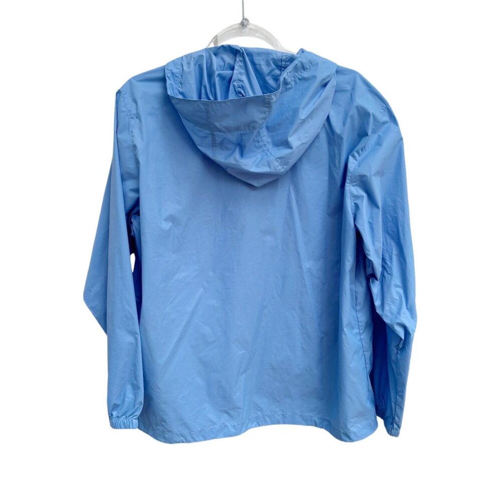 Womens Ll Bean Basic Hooded Outer Shell Windbreak… - image 8